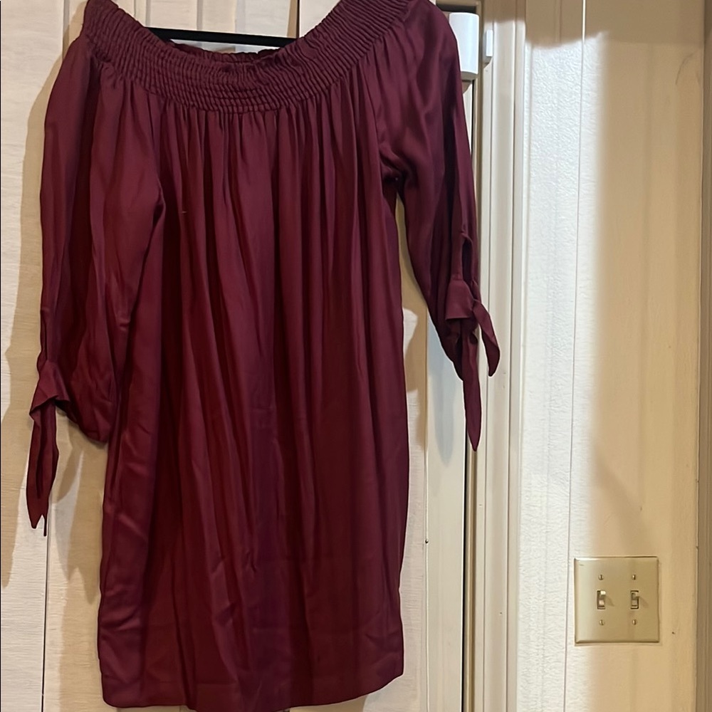 Burgundy dress size large